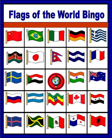 Flags Of The World Printable Pdf